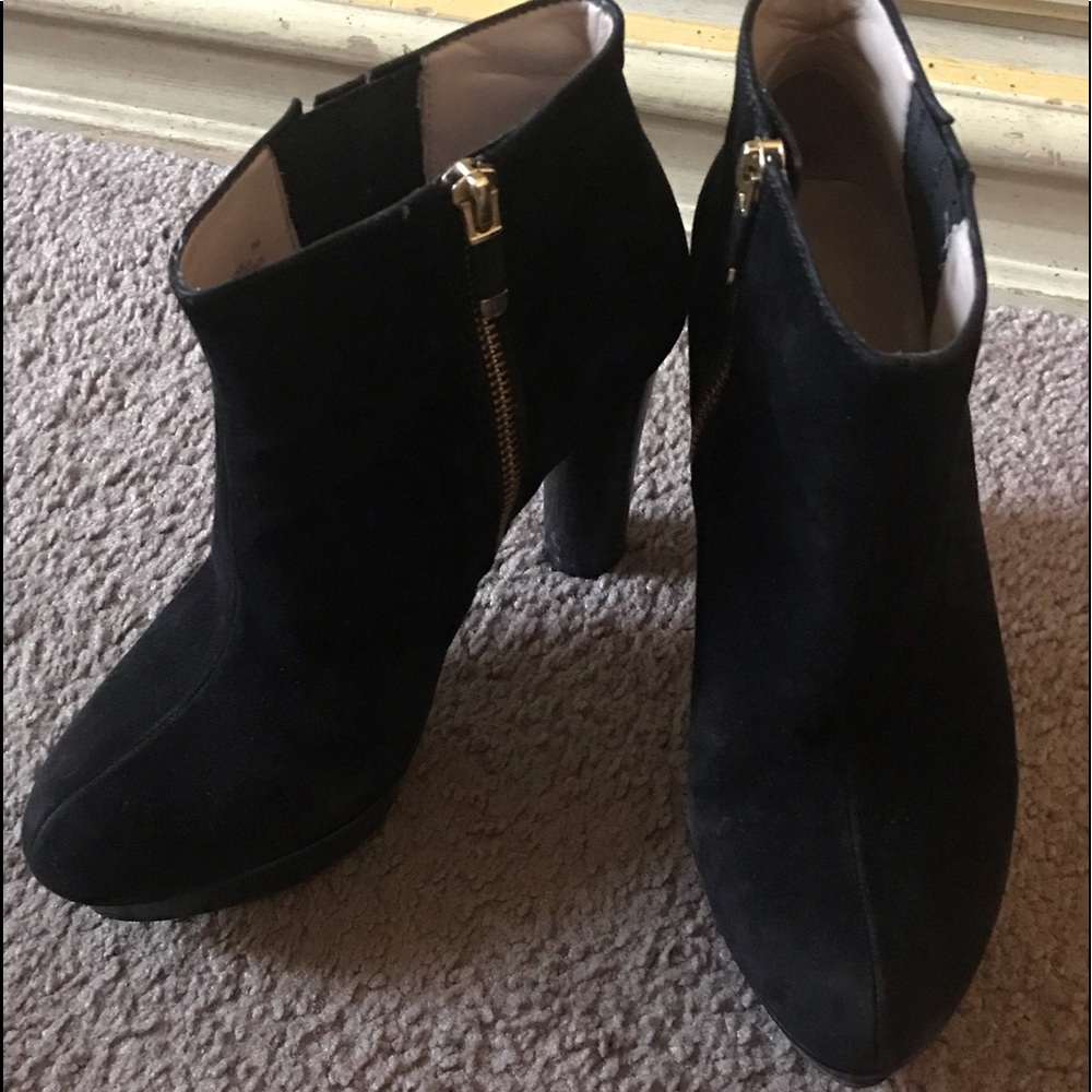 Suede Booties